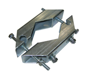 Galvanized steel, "M"-diam.60-115mm, "T"-diam. to 50 mm
