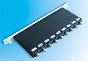 140-174, 300-360, 400-490 MHz  8-way receiver power splitters PRP-8V, PRP-8A, PRP-8U